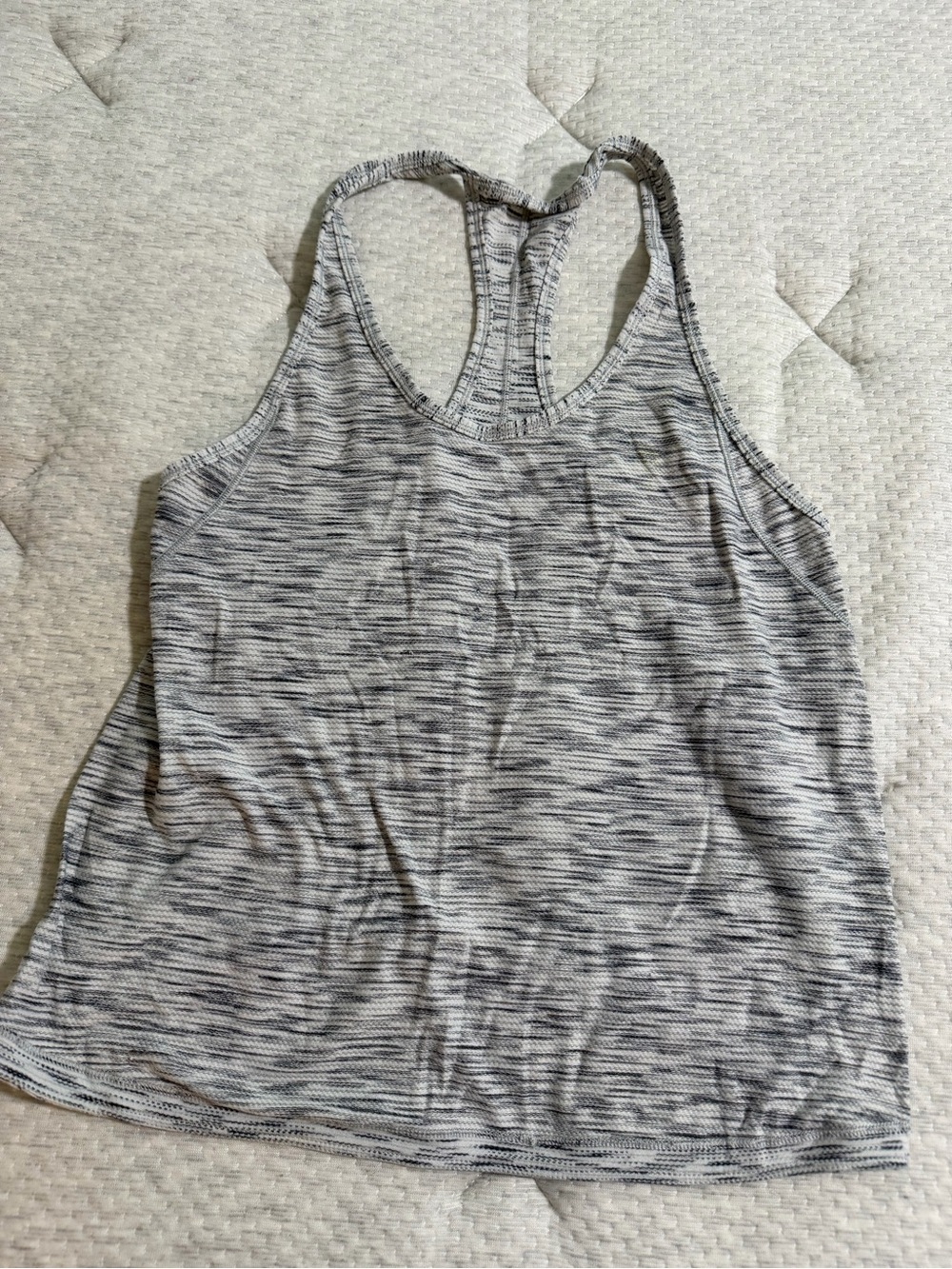 lululemon athletica Heathered Gray Racerback Tank